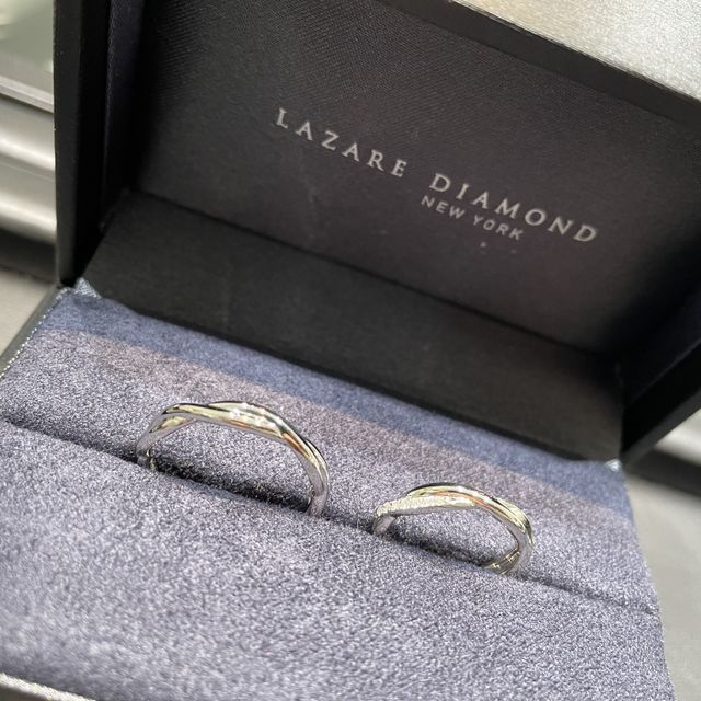 【ラザール ダイヤモンド(LAZARE DIAMOND)の口コミ】 指輪を選ぶ段階であまり人と同じにならない様な指輪が欲しいという強い気…