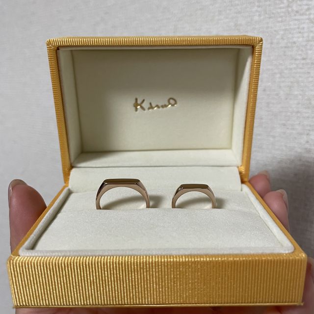 【ケイウノ ブライダル(K.UNO BRIDAL)の口コミ】 シグネットリングが気になっており、色んな指輪屋さんをまわったが既製品…