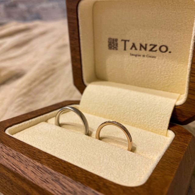 【TANZO.(鍛造指輪)の口コミ】 たった一つのオリジナルの指輪を作りたくTANZOさんにお願いしました。熟練…