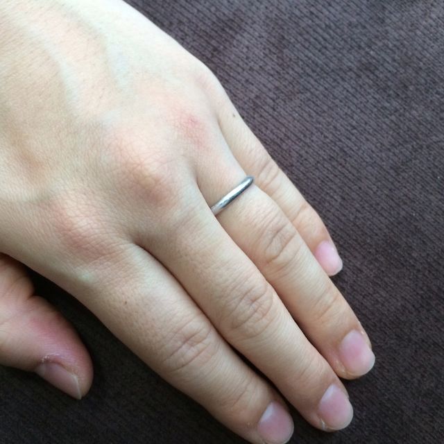 【カルティエ(Cartier)の口コミ】 もともとアクセサリーはカルティエが好きで、結婚指輪は毎日つけるものな…