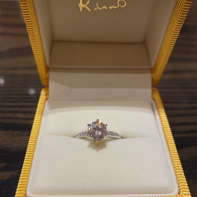【ケイウノ ブライダル(K.UNO BRIDAL)の口コミ】 祖母から受け継いだ指輪を全て使用してリメイクリングを作りたいと思い選…