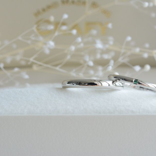 【CRAFY(クラフィ)の口コミ】 京都店で指輪を購入した際に、指輪作りの体験が出来る事、結婚指輪も作れ…