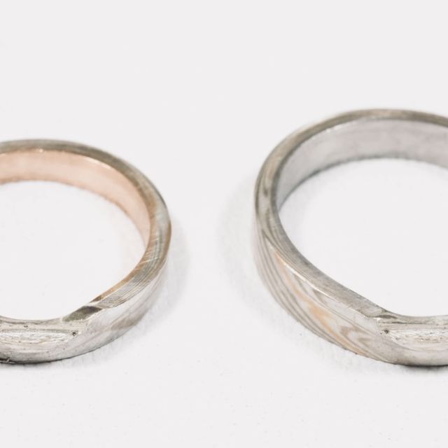 【杢目金屋(もくめがねや)の口コミ】 杢目模様というのを初めて見ましたが、ひとつひとつ同じものがなく、和の…