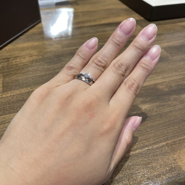 【William-LennyDiamond(ウィリアム・レニー・ダイヤモンド)の口コミ】 結婚記念日に指輪洗浄にお店に伺ったらまさかのサプライズでした！
全く想…