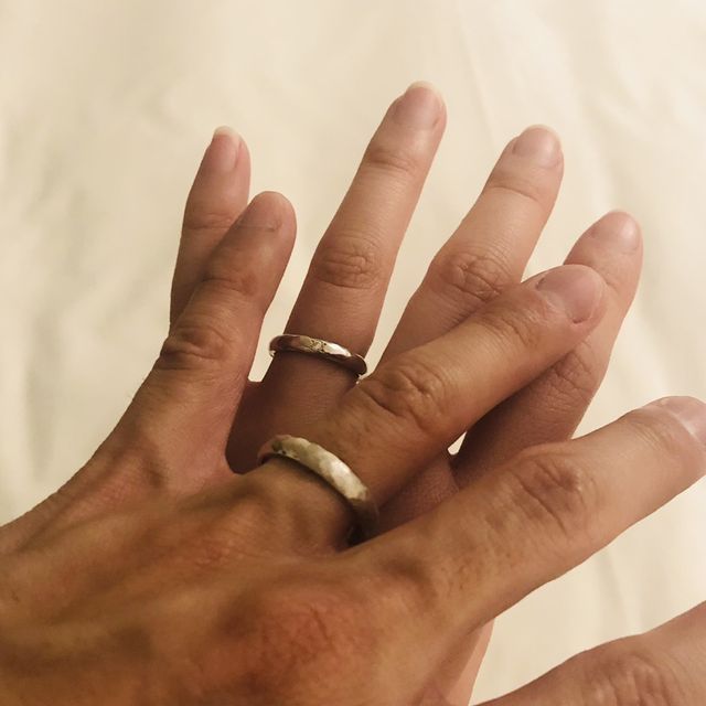 【SIENAROSE(シエナロゼ)の口コミ】 私は太めのリングを探していて、さらに一粒ダイヤがついているのが希望で…