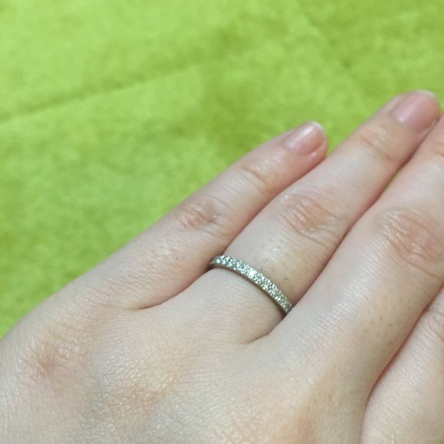 【ティファニー(Tiffany & Co.)の口コミ】 Tiffany NOVOのフルエタニティを結婚指輪として買ってもらうのがずっと昔…