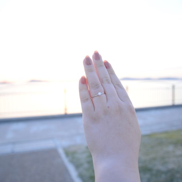 【FOREVERMARK(フォーエバーマーク)の口コミ】 サプライズでダイヤモンドは自分一人で選びましたが、リングのイメージは…