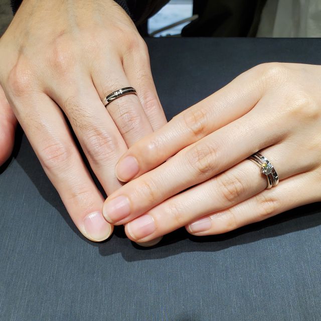 【ラザール ダイヤモンド(LAZARE DIAMOND)の口コミ】 他のブランドとも比較しましたが、ダイヤモンドの質がとても良かったのと…