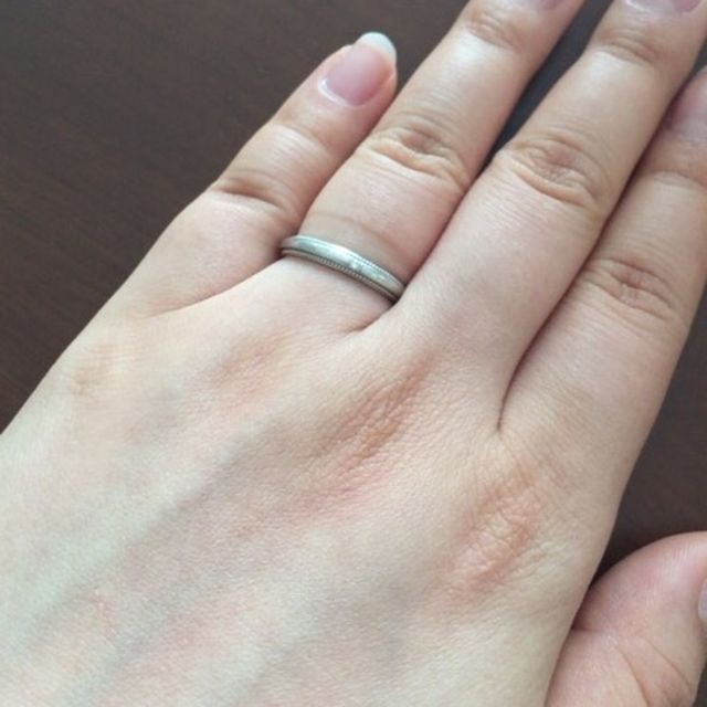 【THE KISS(ザ・キッス)の口コミ】 シンプルなものを探しており、またペアリングだと一目でわかるものが良か…