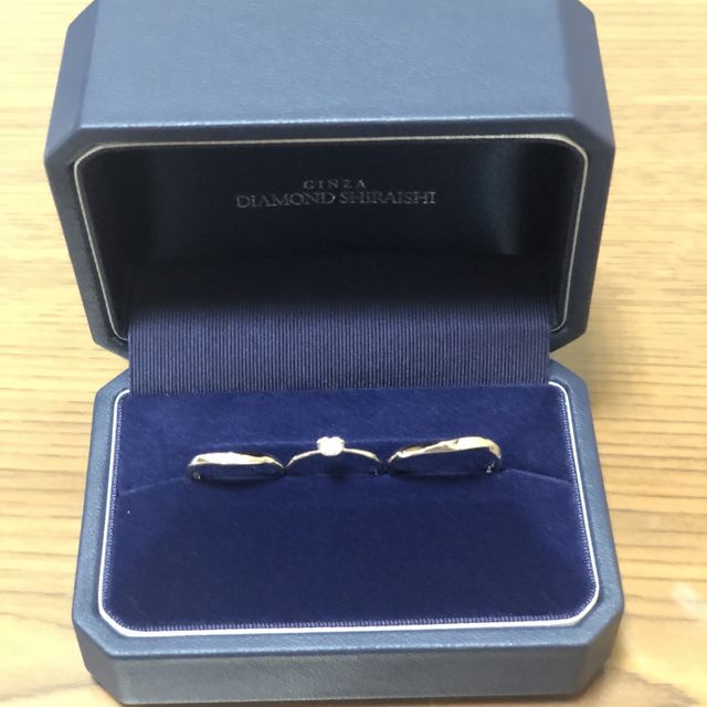 【銀座ダイヤモンドシライシの口コミ】 指へのフィット感！内甲丸の加工をしてもらいつけ心地抜群！なんといって…