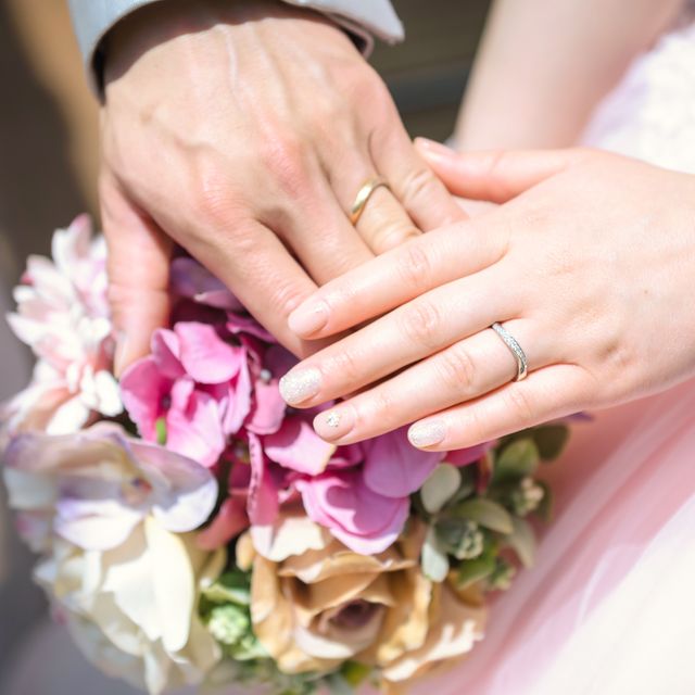 【Desserts(デザート)の口コミ】 S字のデザインと、ダイヤのラインが綺麗だったので決めました。また、指が…