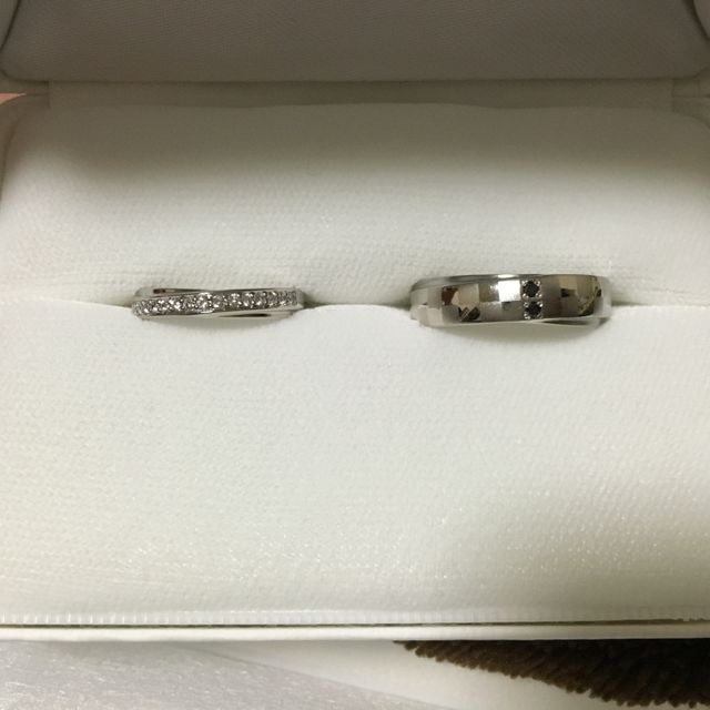 【KOUKI倉迫の口コミ】 主人と私の指輪の好みが正反対で、どこに行っても2人の希望に叶う指輪に出…