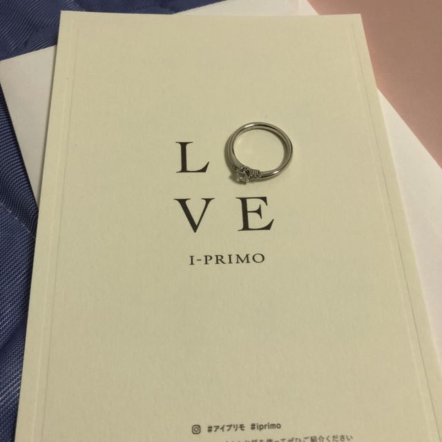 【アイプリモ(I-PRIMO)の口コミ】 価格とデザインのバランスが良かった。婚約指輪を購入するにあたり、ジュ…