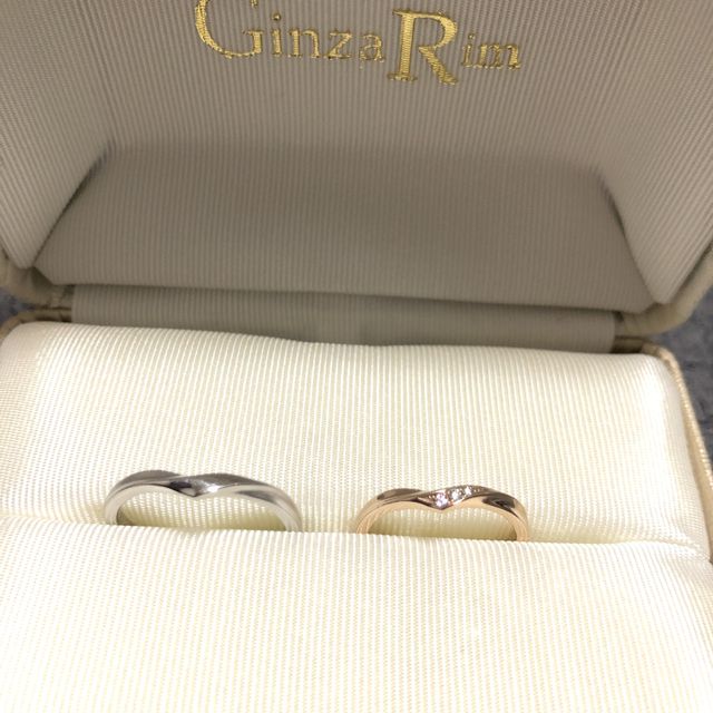【Ginza Rim(銀座リム)の口コミ】 ピンクゴールドの指輪で探していたところ銀座リムを見つけました。
形のバ…