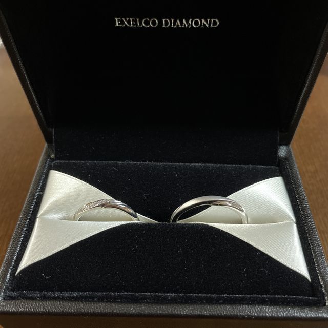 【エクセルコダイヤモンド(EXELCO DIAMOND)の口コミ】 デザインや輝きが好みだった。大きいダイヤも良かったですが、日常生活の…