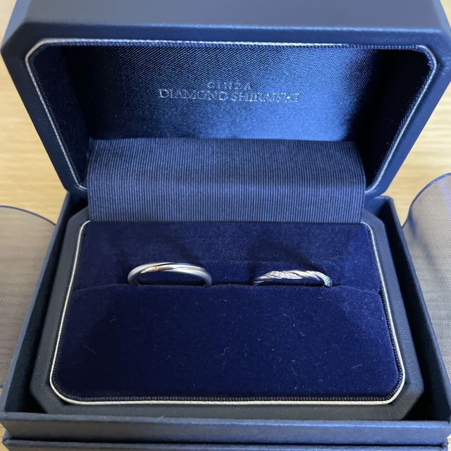【銀座ダイヤモンドシライシの口コミ】 最初デザインやテイストにこだわりがなく、結婚した証くらいになればなと…