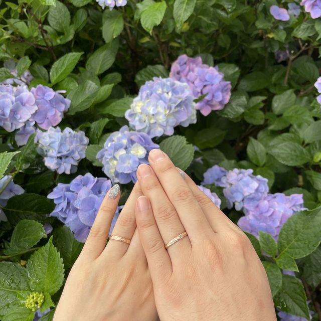 【Makana(マカナ)の口コミ】 私たちはダイヤの婚約指輪の代わりに結婚記念のペアリングを購入しました…