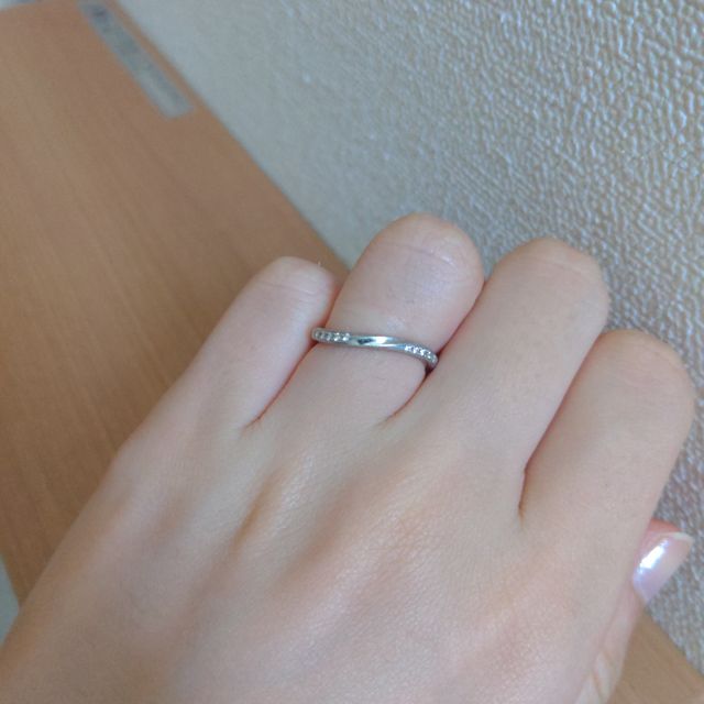【アイプリモ(I-PRIMO)の口コミ】 決め手はデザインです。結婚指輪を買う数年前に、婚約指輪を購入。その際…