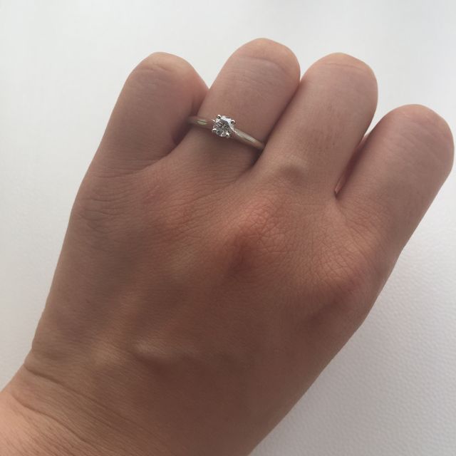 【カルティエ(Cartier)の口コミ】 ダイヤの質にこだわってオーダーすると海外の職人さんが一から作ってくれ…