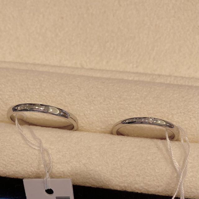 【ヴァンドーム青山(VENDOME AOYAMA)の口コミ】 はじめての試着だったので、色々な指輪を見せてもらいました。日常生活で…