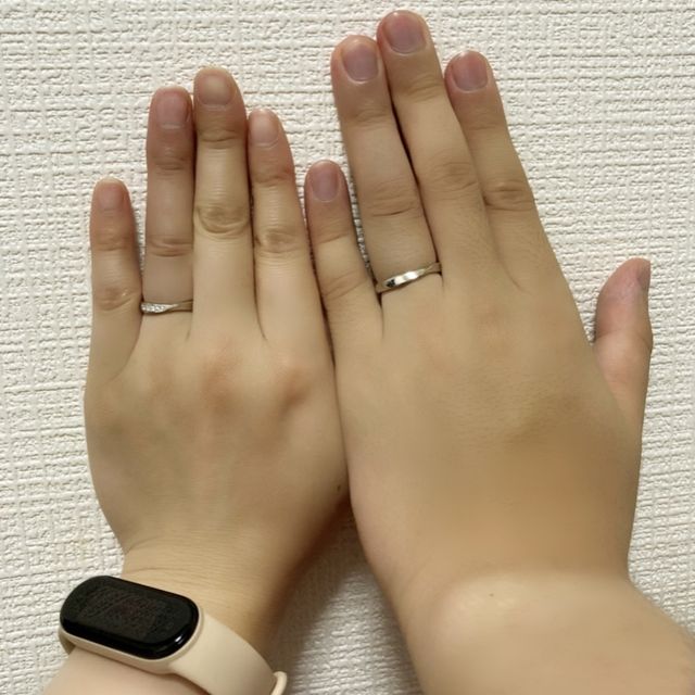 【BRILLIANCE+(ブリリアンスプラス)の口コミ】 王道のプラチナへの憧れと、ストレートよりは動きのあるデザインが好きだ…