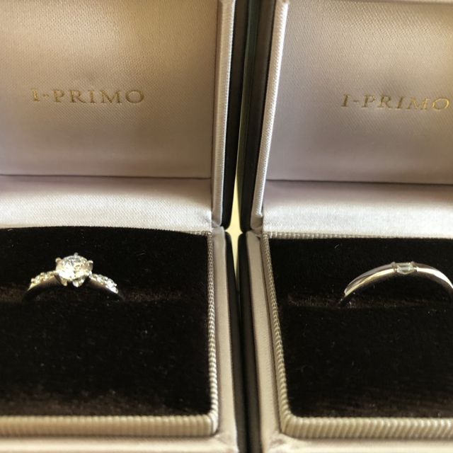 【アイプリモ(I-PRIMO)の口コミ】 指輪のデザインすごく多くて、スタッフが丁寧にリングからダイヤモンドの4…