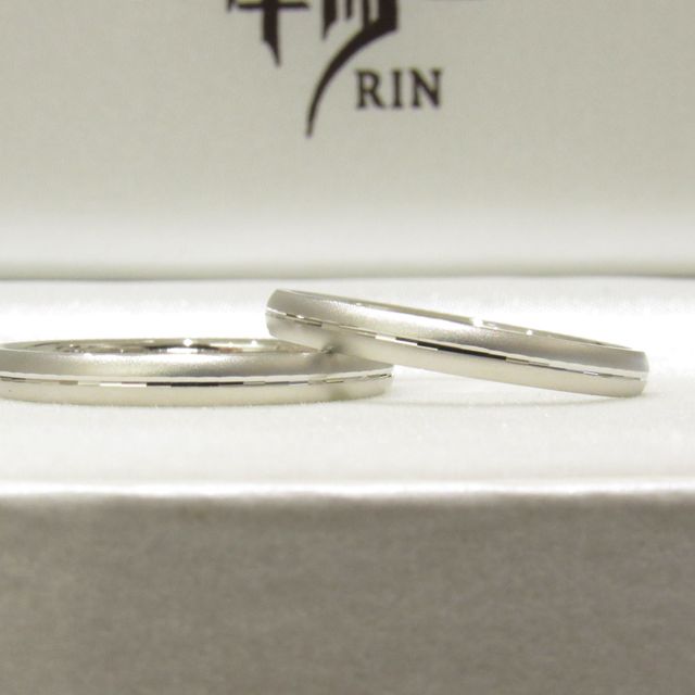 【輪-RIN-の口コミ】 他と被らないシンプルなデザインで、真ん中のカットがより綺麗にみえ決め…