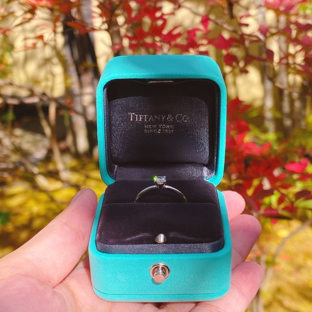 【ティファニー(Tiffany & Co.)の口コミ】 ずっと昔から憧れていたティファニーで婚約指輪を購入したいと思い、いろ…