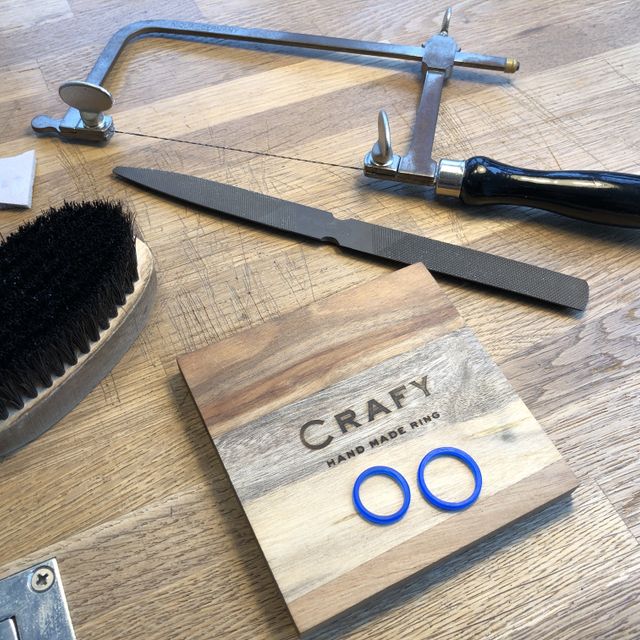 【CRAFY(クラフィ)の口コミ】 指輪を作ってみたいと話し合い、下見に行って決めました。デザインとか何…