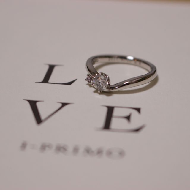 【アイプリモ(I-PRIMO)の口コミ】 ピンクダイヤがとっても可愛いです！他のブランドにないデザインで一目惚…