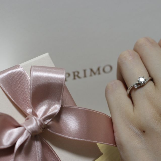 【アイプリモ(I-PRIMO)の口コミ】 ピンクダイヤがとっても可愛いです！他のブランドにないデザインで一目惚…