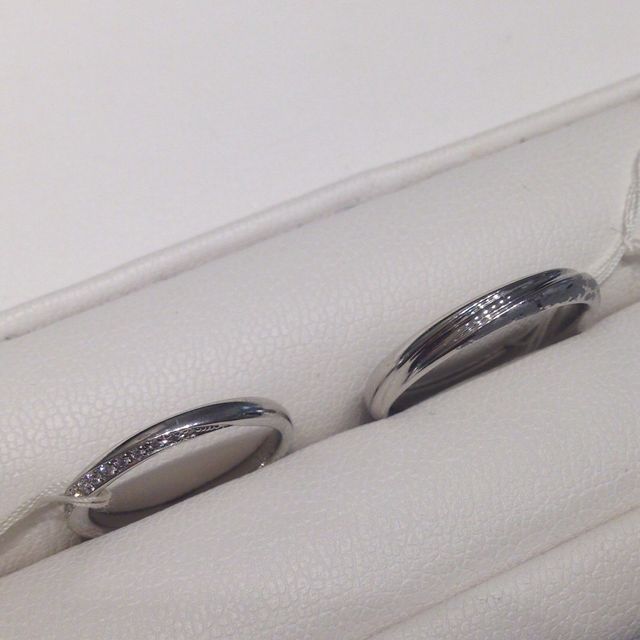 【銀座ダイヤモンドシライシの口コミ】 こういったデザインが好きだったので、いくつか似たようなデザインを並べ…