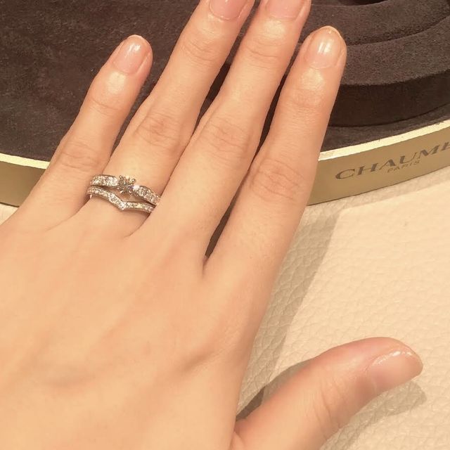 【ショーメ(CHAUMET)の口コミ】 種類：ジョゼフィーヌ　エグレット
太さ：普通
形：カーブ（V字）
素材：…