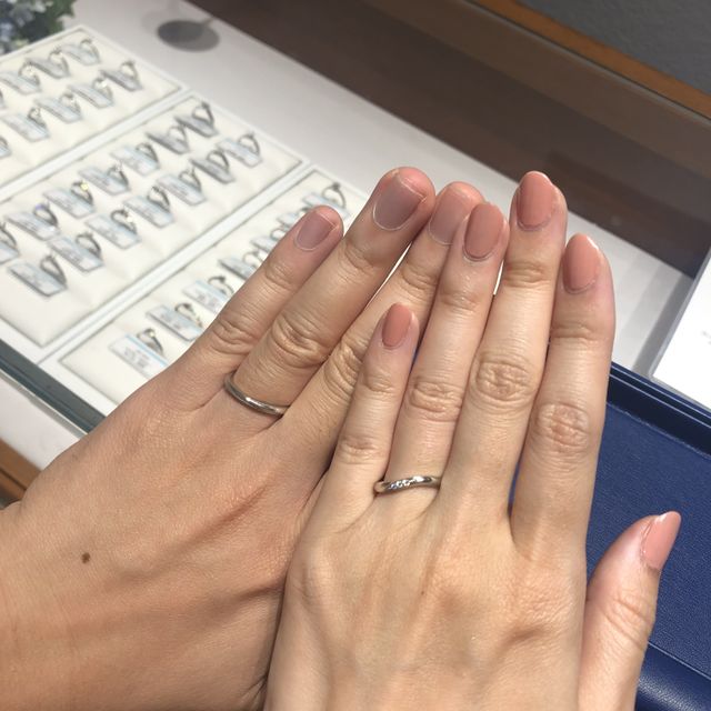 【銀座ダイヤモンドシライシの口コミ】 元々はダイヤモンドが沢山入っている華やかなデザインを検討していました…