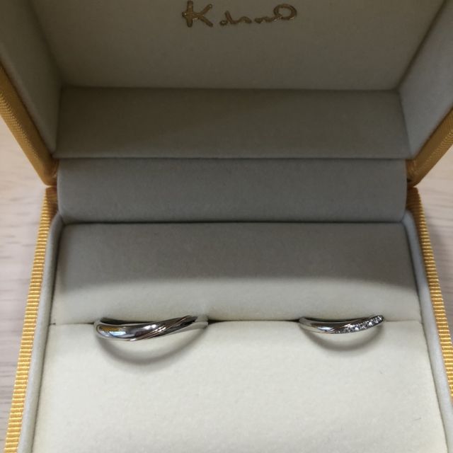 【ケイウノ ブライダル(K.UNO BRIDAL)の口コミ】 デザイナーさんが私たちの話を聞いて、即興で私たちのイニシャルとイメー…