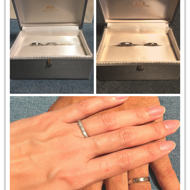 【ete(エテ)の口コミ】 何と言っても、1つの指輪で2パターンのデザインが選べる事が気に入りまし…