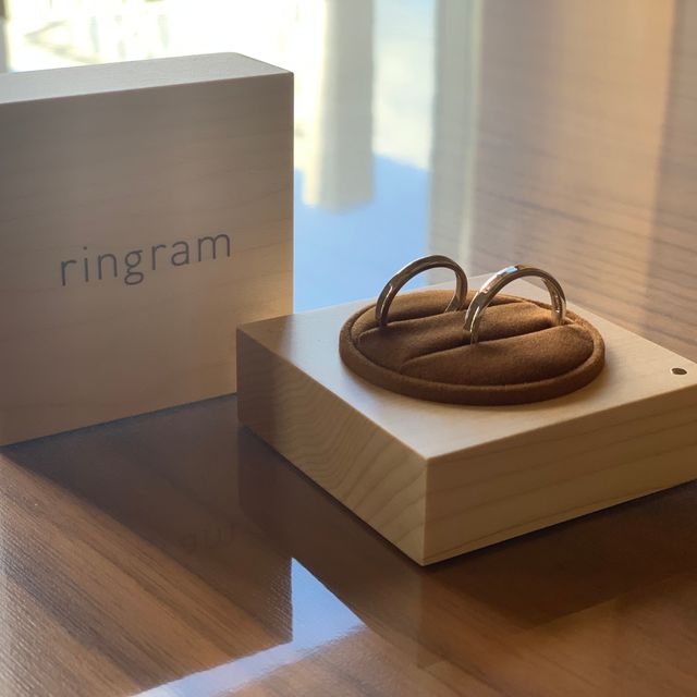 【ringram(リングラム)の口コミ】 二人で手作りできる、というところに惹かれてお店を決めました。不器用な…