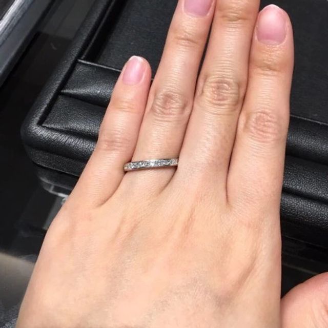 【エクセルコダイヤモンド(EXELCO DIAMOND)の口コミ】 エンゲージリングは購入しないことに決めていたので、マリッジリングはダ…