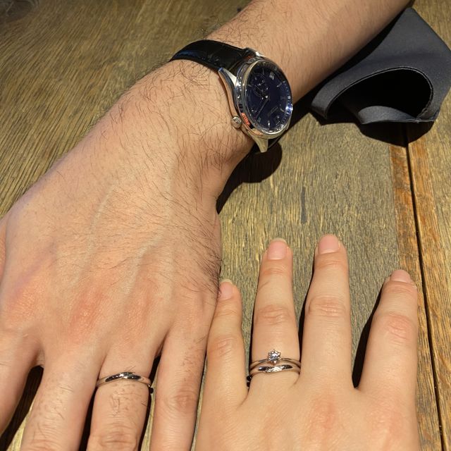 【アイプリモ(I-PRIMO)の口コミ】 サプライズでプロポーズをしていただいて、その時に用意してくれた婚約指…