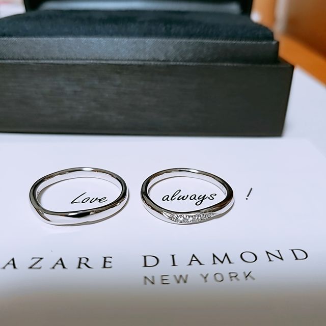 【ラザール ダイヤモンド(LAZARE DIAMOND)の口コミ】 つけ心地が抜群に良く、指にフィットする感じがとても気に入りました。　…
