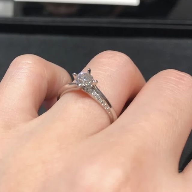 【エクセルコダイヤモンド(EXELCO DIAMOND)の口コミ】 もともとネットで検索して目星をつけていたデザイン。エクセルコの中でも…