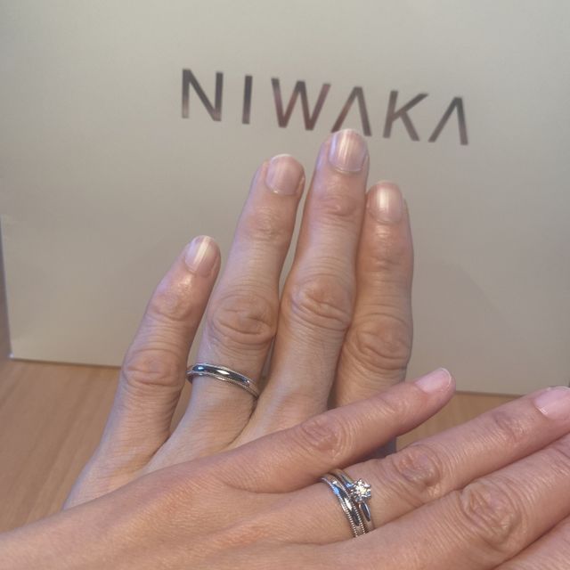 【俄(にわか)の口コミ】 いろいろなブランドの指輪を試着しました。総合的にNIWAKAさんの指輪がい…
