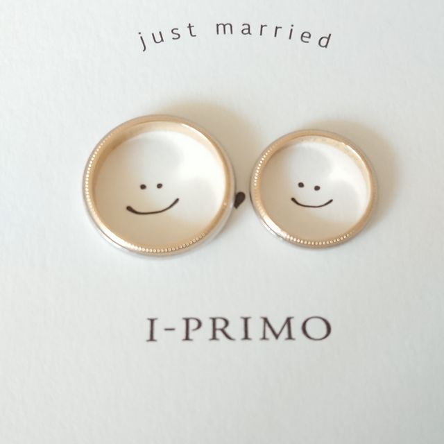 【アイプリモ(I-PRIMO)の口コミ】 ミル打ちのデザインでプラチナとイエローゴールドのコンビネーションがよ…