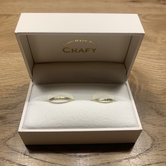 【CRAFY(クラフィ)の口コミ】 指輪の素材、デザイン、石の種類などすべて自分自身で選択できるのがよか…