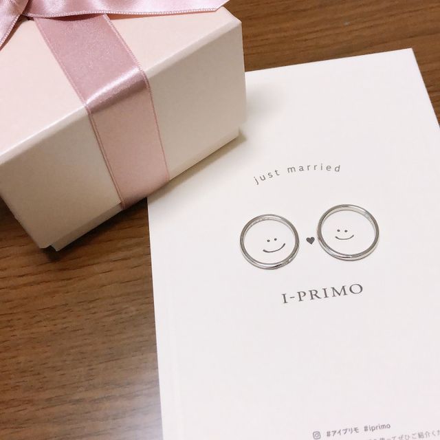 【アイプリモ(I-PRIMO)の口コミ】 シンプルなデザインでワンポイントが入っている指輪を探していた時に、ア…