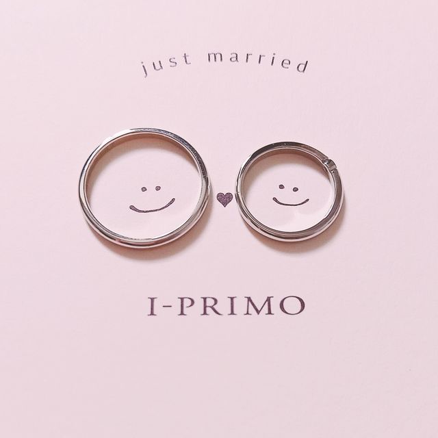 【アイプリモ(I-PRIMO)の口コミ】 素材はプラチナで、なるべく主人の指輪に似たデザインで派手すぎないのを…