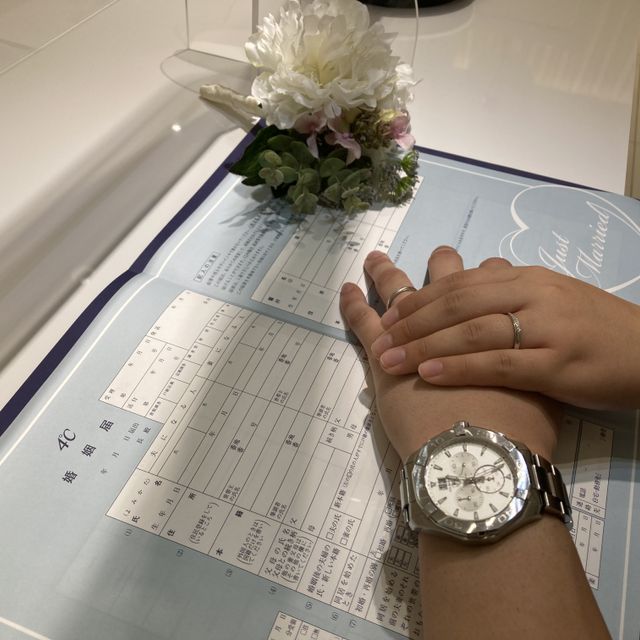 【4℃ BRIDAL(ヨンドシーブライダル)の口コミ】 思い描くデザインを見つけられこれからもずっと着けたいと思える指輪だっ…