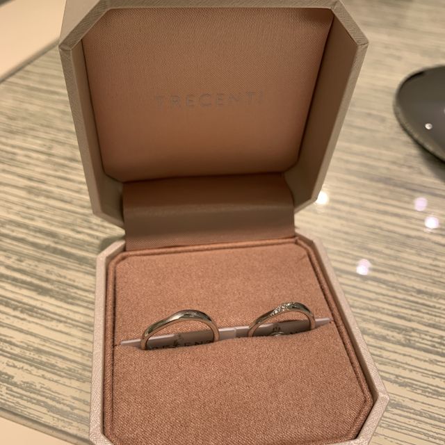 【TRECENTI(トレセンテ)の口コミ】 好きなデザインも分からないままの来店でしたが、丁寧に説明して下さり、2…
