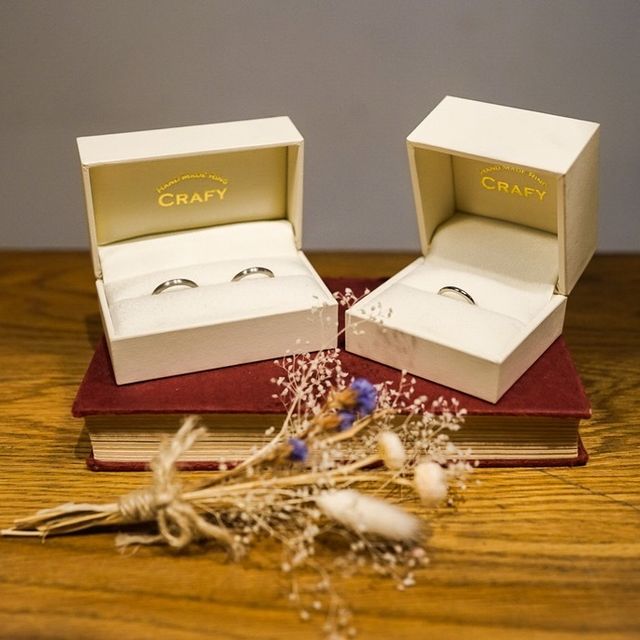 【CRAFY(クラフィ)の口コミ】 【決め手】既製品を購入するよりも指輪を手作りしたほうが思い出に残るた…