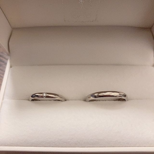 【ついぶ工房の口コミ】 結婚指輪の決め手は、手作りは絶対忘れられない思い出になるのでそれを重…